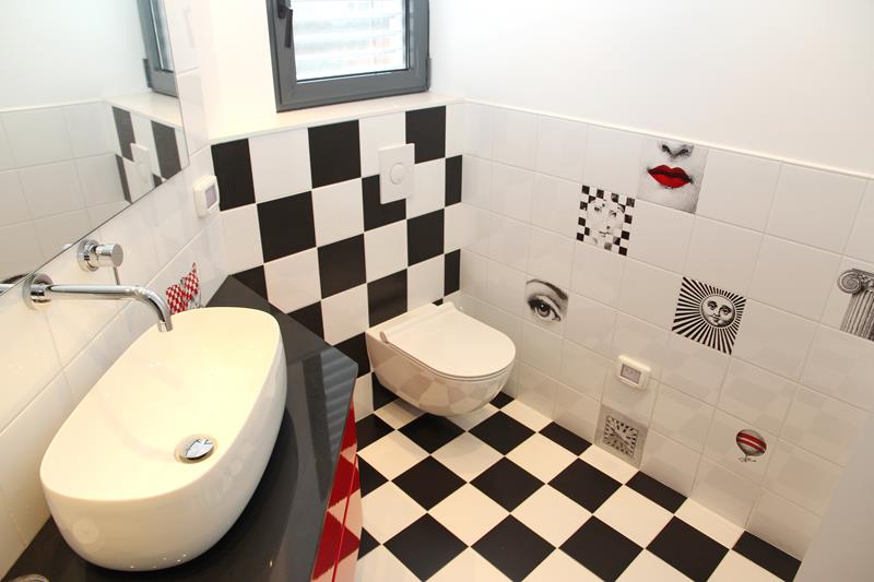 אריחים שחור לבן