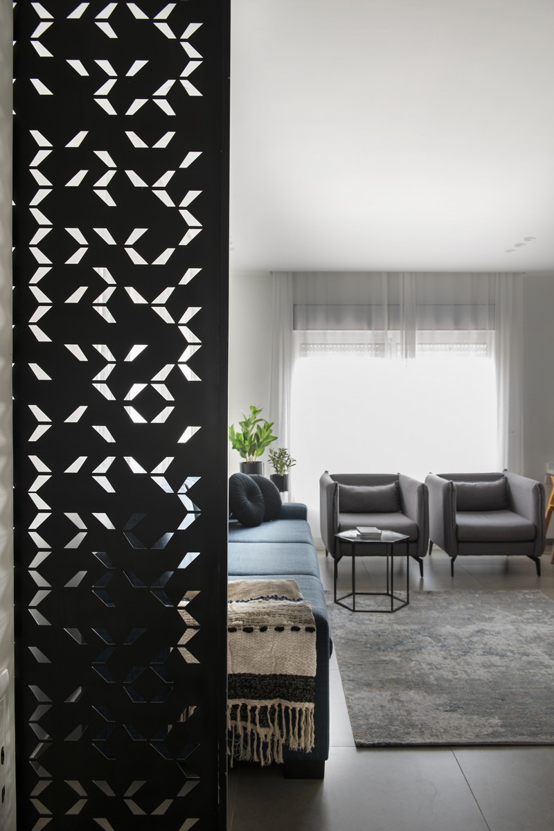 מיחצה מעוצבת בסלון