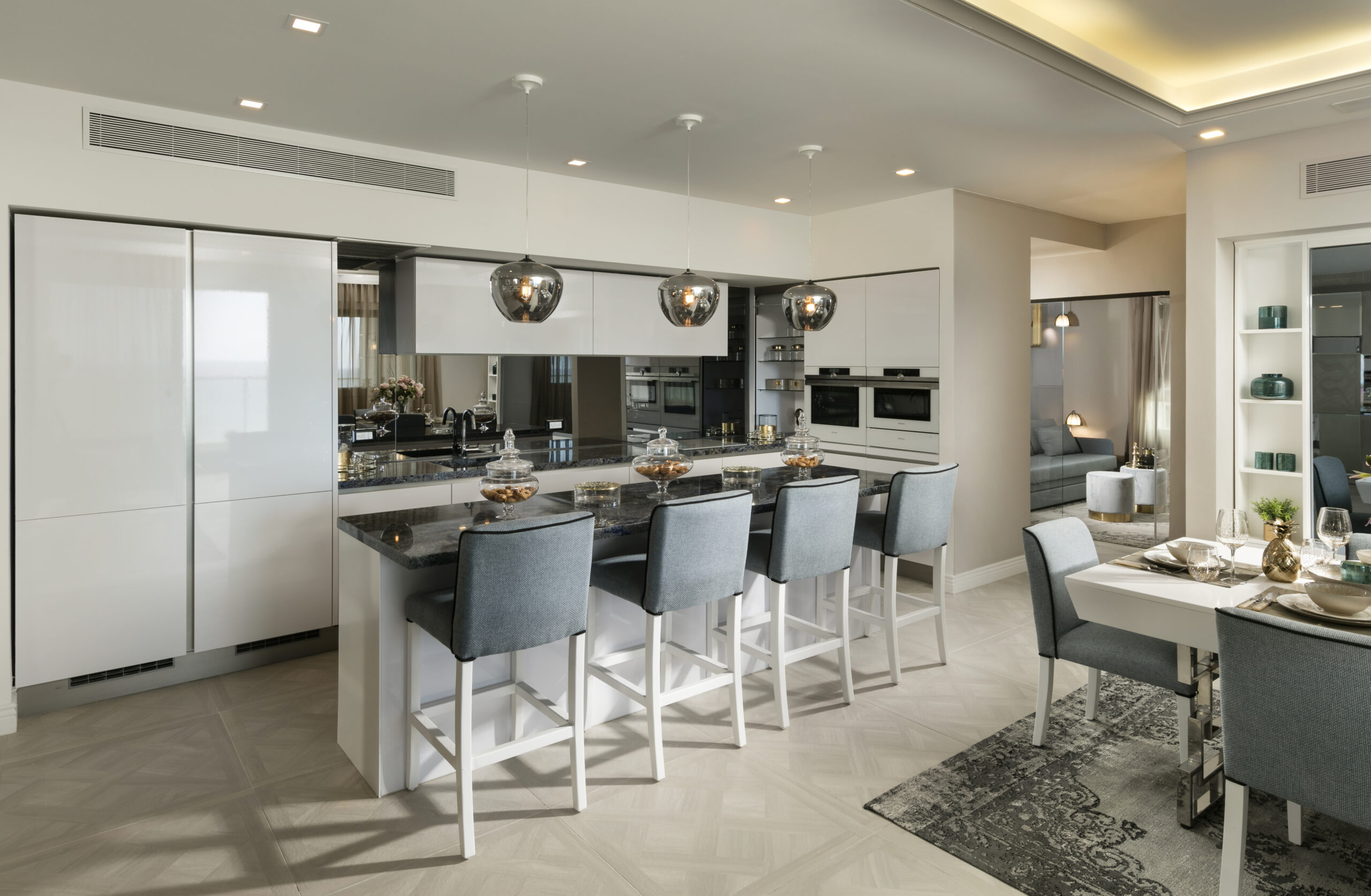 מטבח ואי בסגנון קלאסי