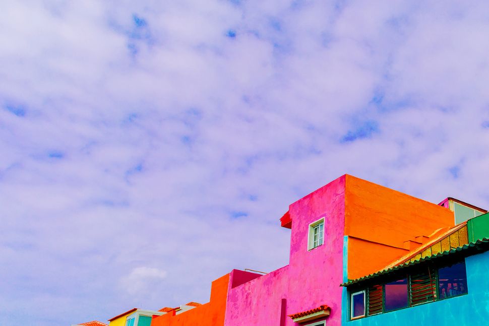 בתים צבעוניים במיאמי