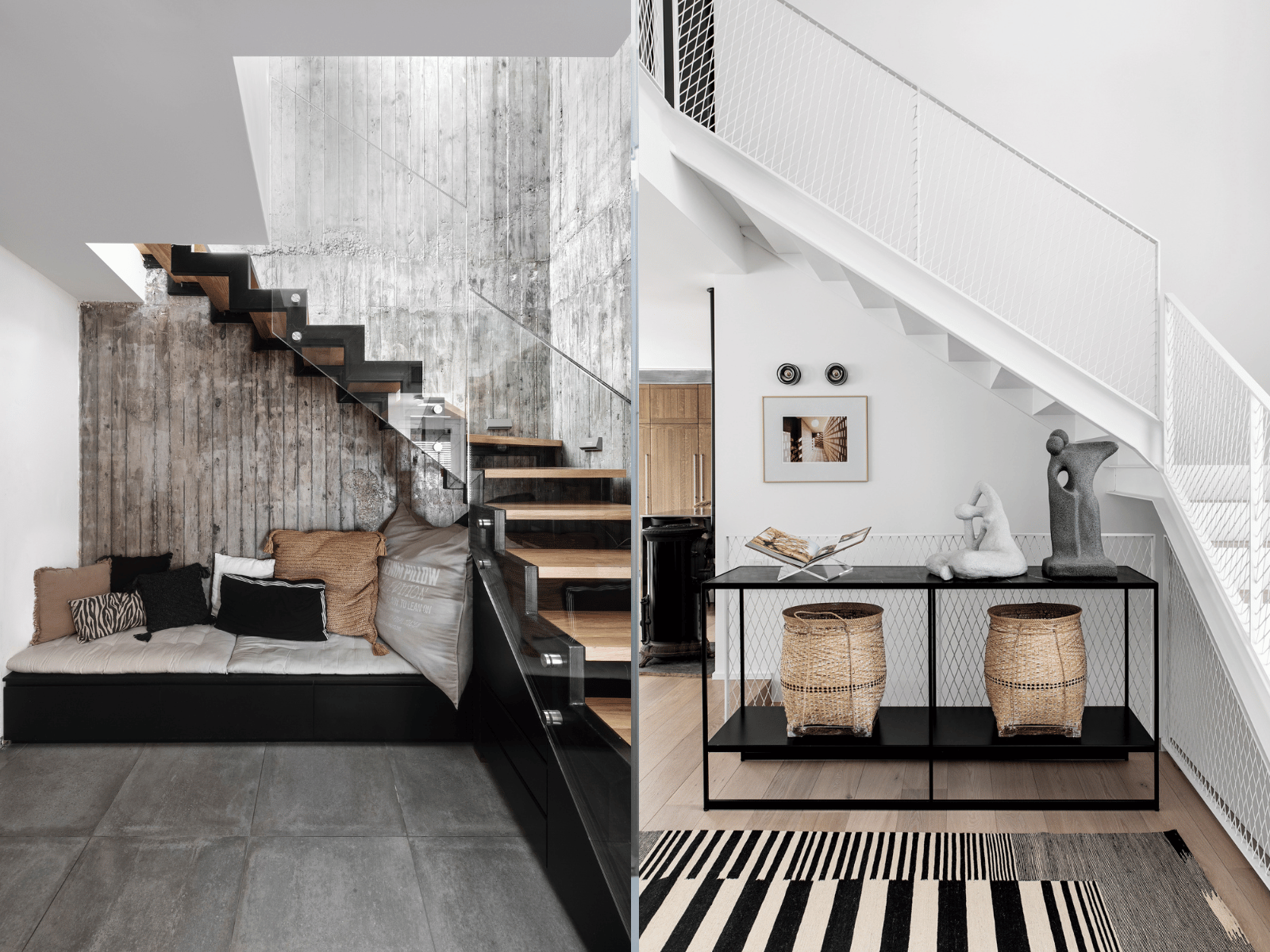 עיצוב אזור המדרגות