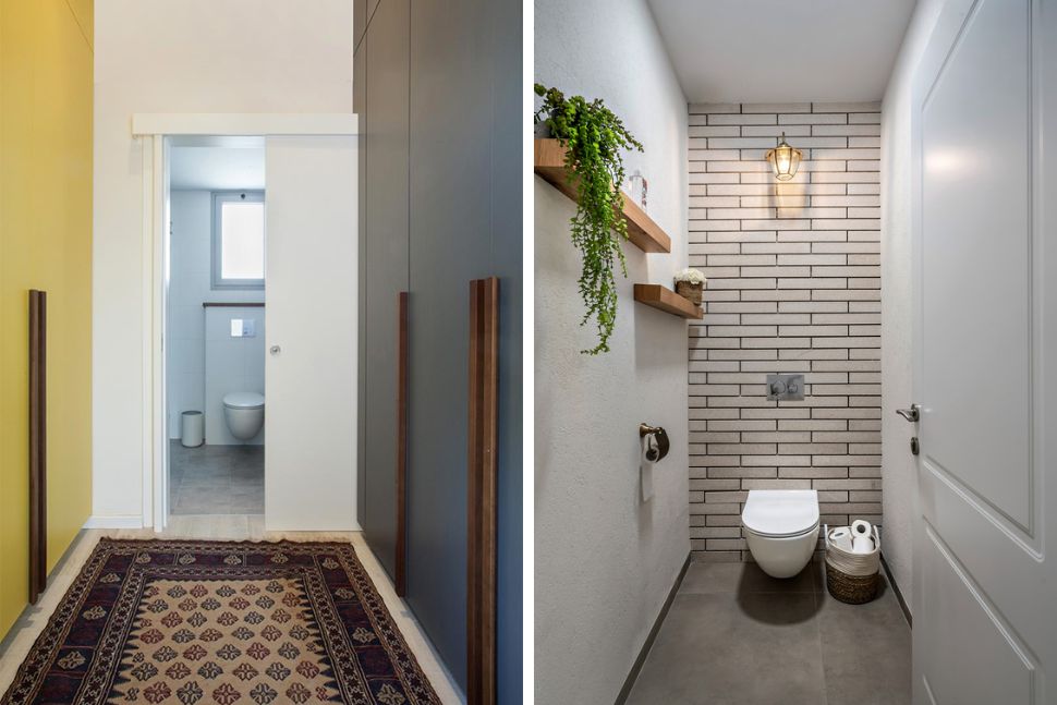 דלתות כניסה לשירותים פתח הכניסה לשירותים אמור לאפשר לאדם ממוצע בגודלו להיכנס