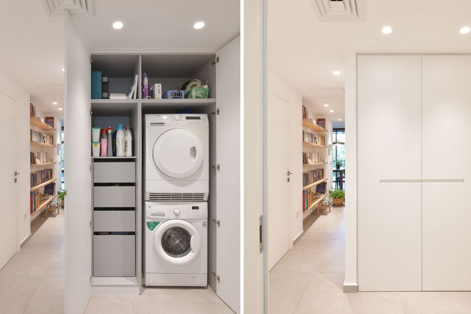 חדר כביסה במסדרון