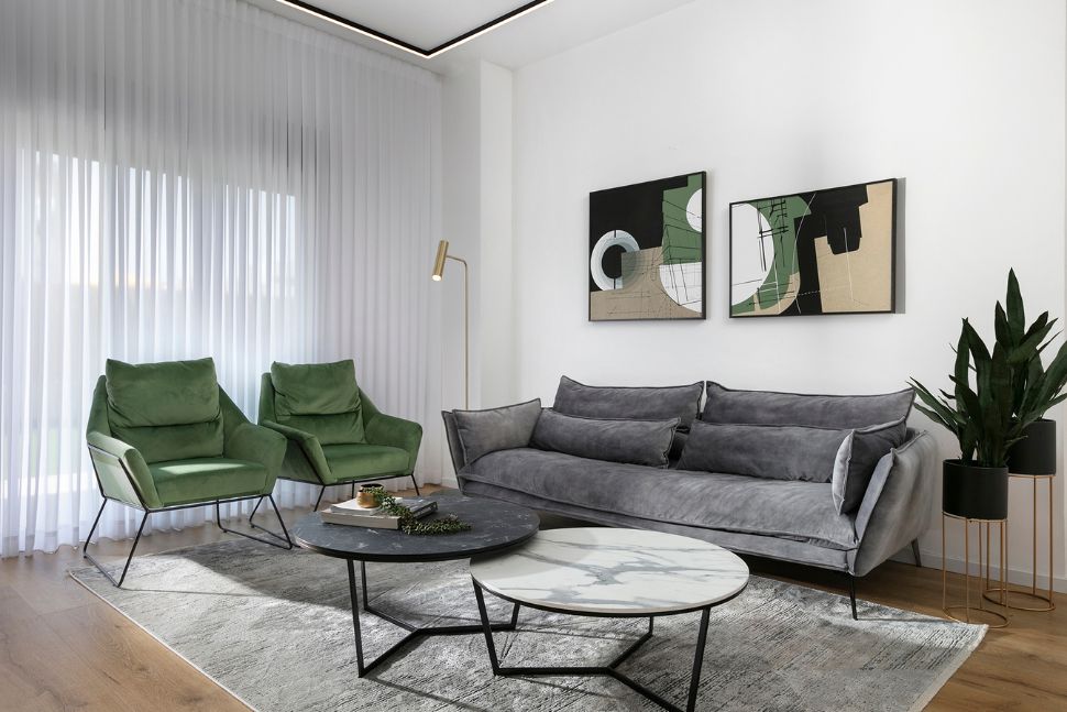 סלון קטן מודרני