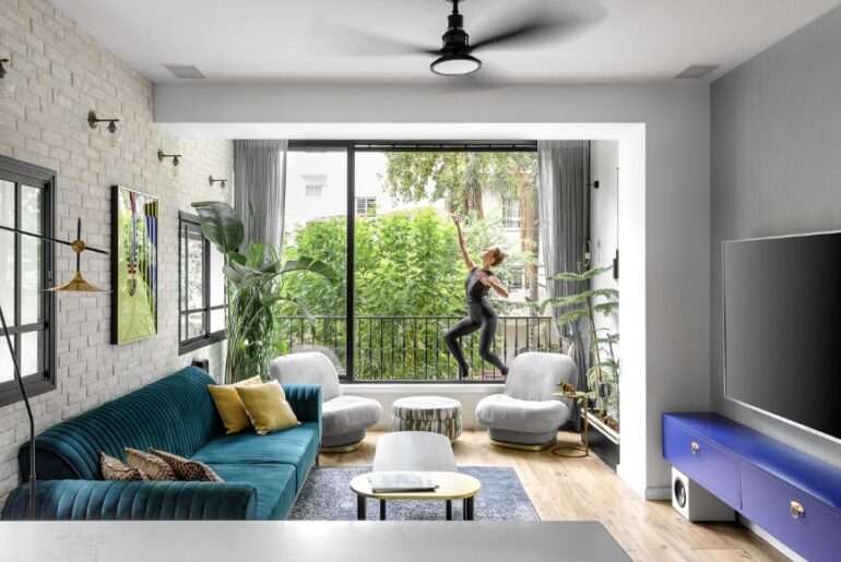 סלון קטן מודרני