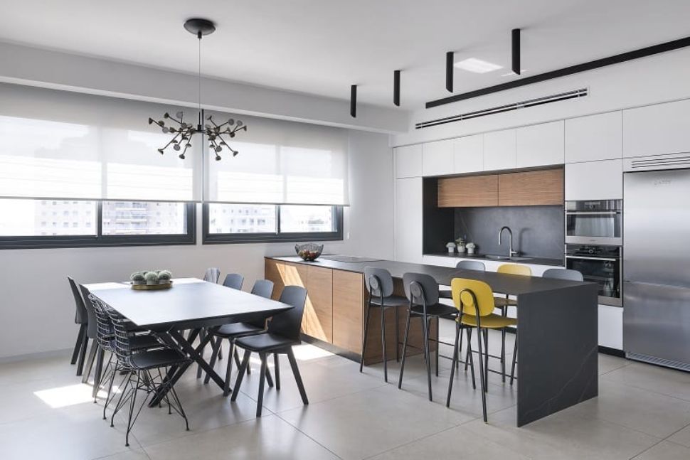 מטבח ופינת אוכל מודרני