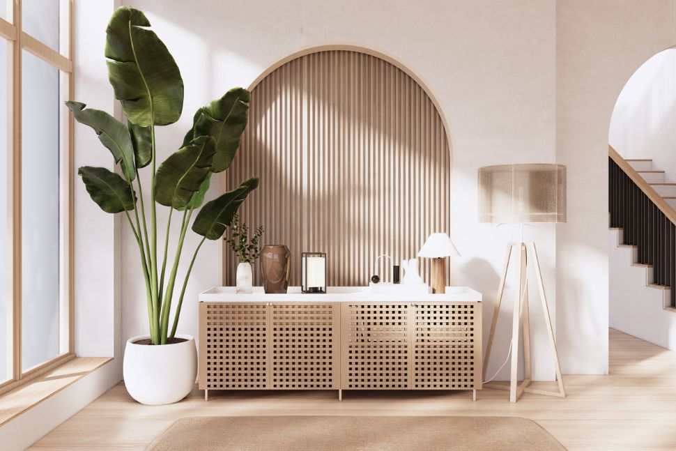 כוננית מאווררת בסגנון יפני