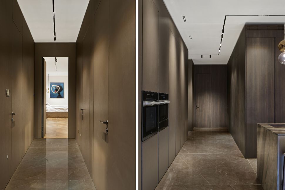 שני מסדרונות בבית אחד