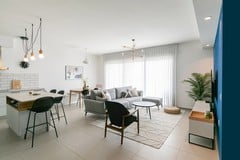 סקנדינביה בלב ראש העין: מראה נורדי מפתיע לדירת קבלן בת 5 חדרים