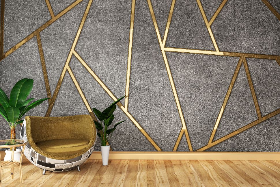 זהב בחיפוי הקיר