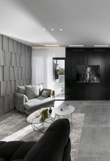 התחום האפור: כוחו של בטון בעיצוב הבית