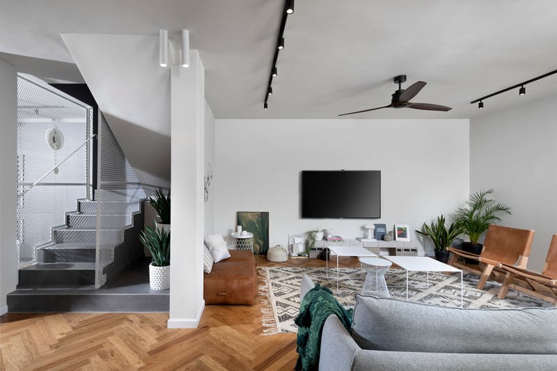 בית בעיצוב נורדי סלון