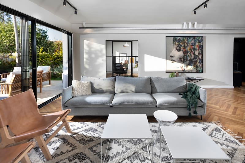 סלון משפחתי בעיצוב נורדי