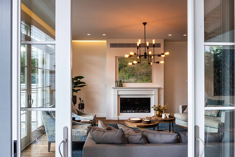 סלון משפחתי מודרני