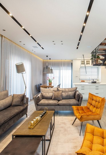 מעוצב באהבה: דירת דופלקס במראה רומנטי