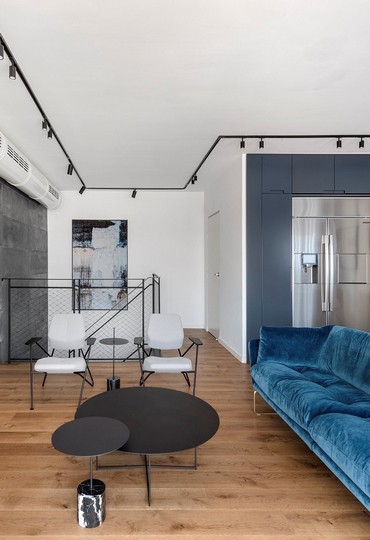 דירת דופלקס במראה מחוספס