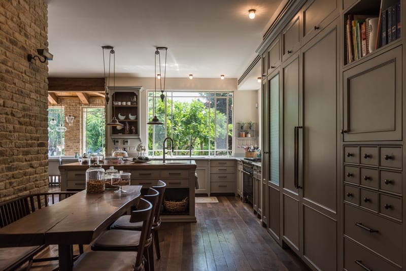 מטבח כפרי יוקרתי