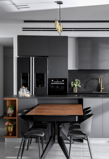 דירת קבלן הפכה למיני פנטהאוז בעיצוב מוקפד