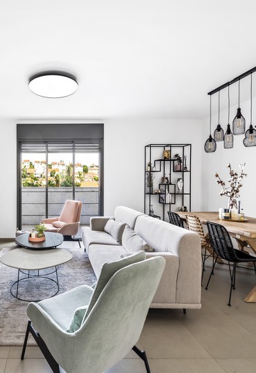 מכל הבא ליד: סגנון אקלקטי למשפחה צעירה