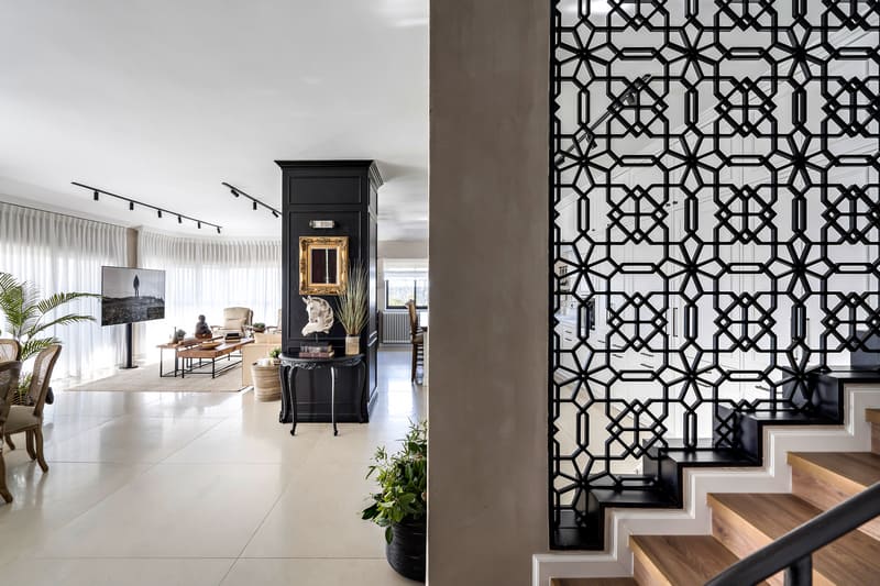 מעקה מעוצב מברזל