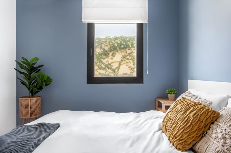 חדר שינה כחול