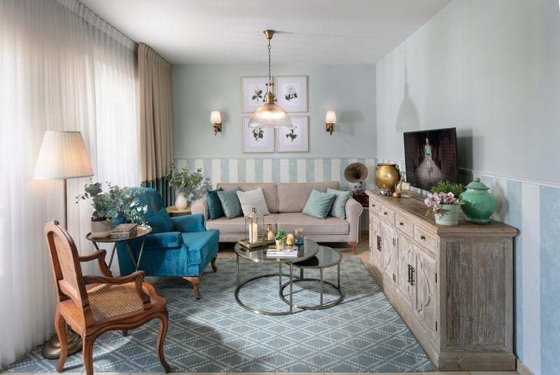 סלון קטן אקלקטי