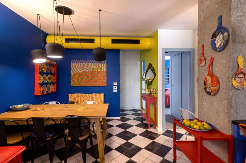 הדירה הצבעונית. עיצוב: חן איתן