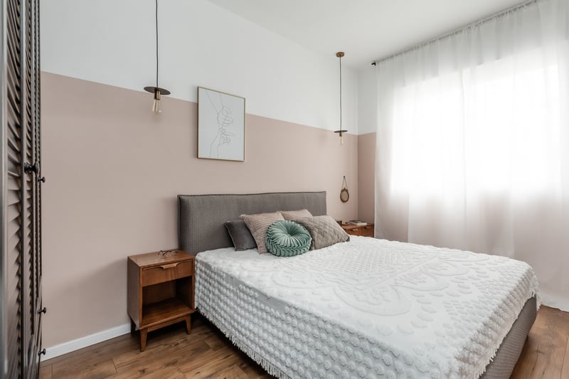 עיצוב חדר שינה מחבק