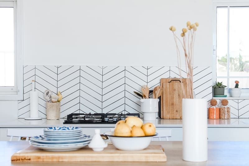 אריח שברון למטבח