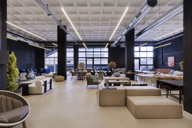 חלל מסחרי ריהוט מעוצב