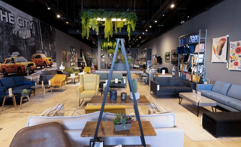 חלל מסחרי ריהוט מעוצב