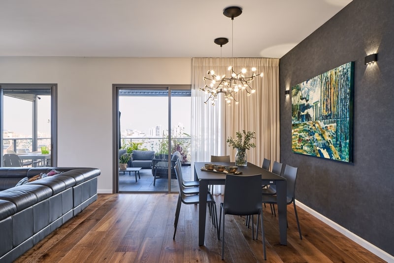 פינת אוכל אקלקטית