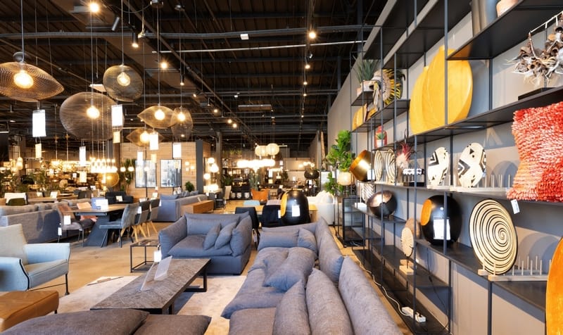 חלל מסחרי ריהוט מעוצב