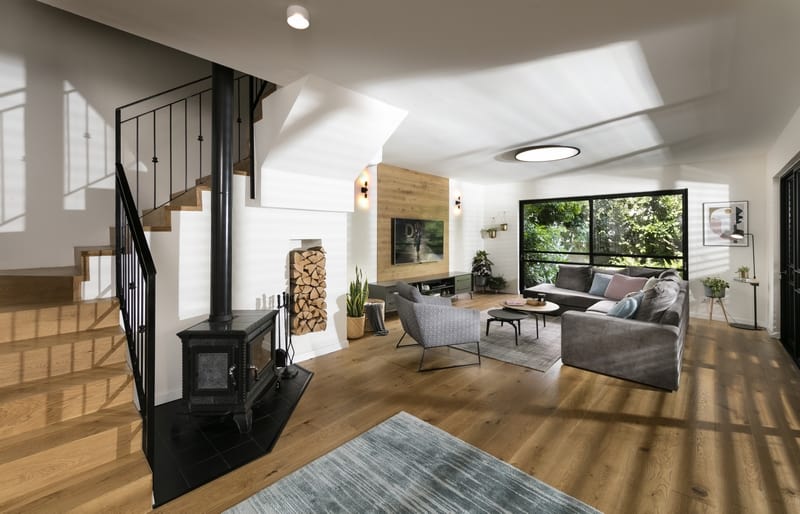 סלון פרקט עץ