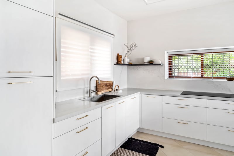 מטבח לבן מודרני