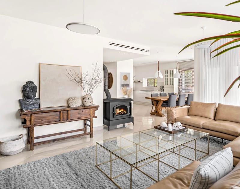 סלון בצבע עור