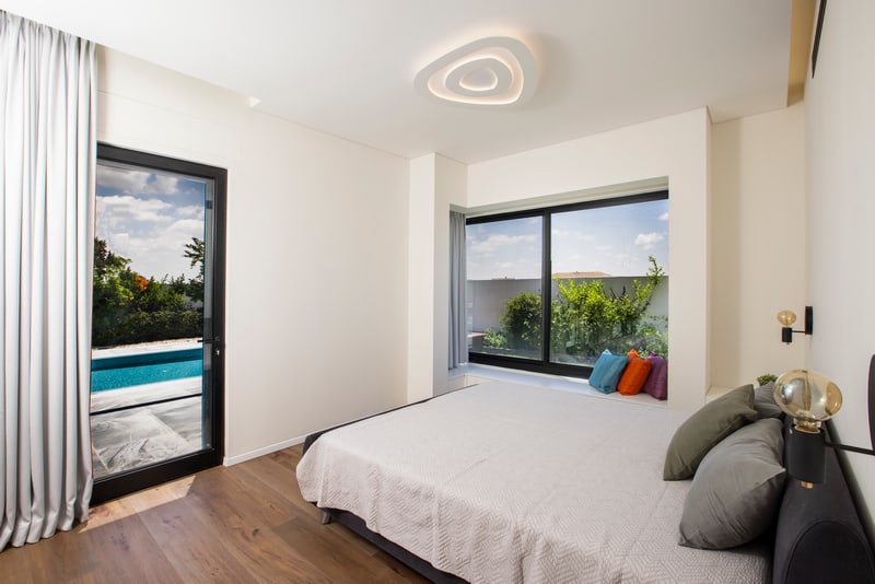 חדר שינה בסגנון מודרני