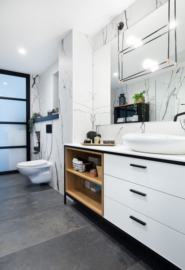 גם לאורחים מגיע: חדר רחצה מושקע שמיועד למבקרים