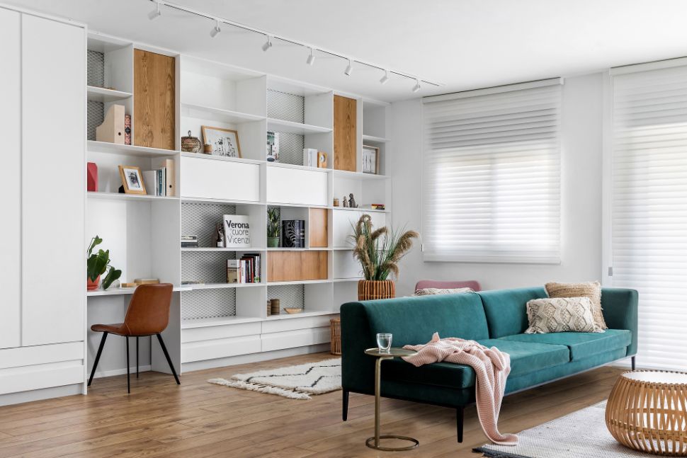 ספרייה המשמשת כרהיט מרכזי