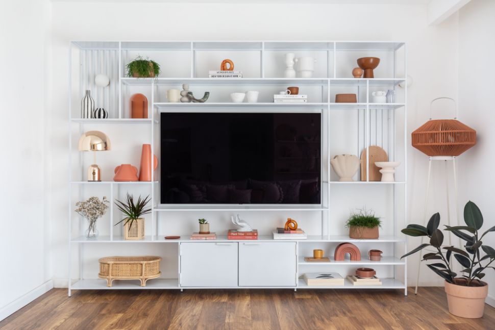 ספריה מברזל לבן