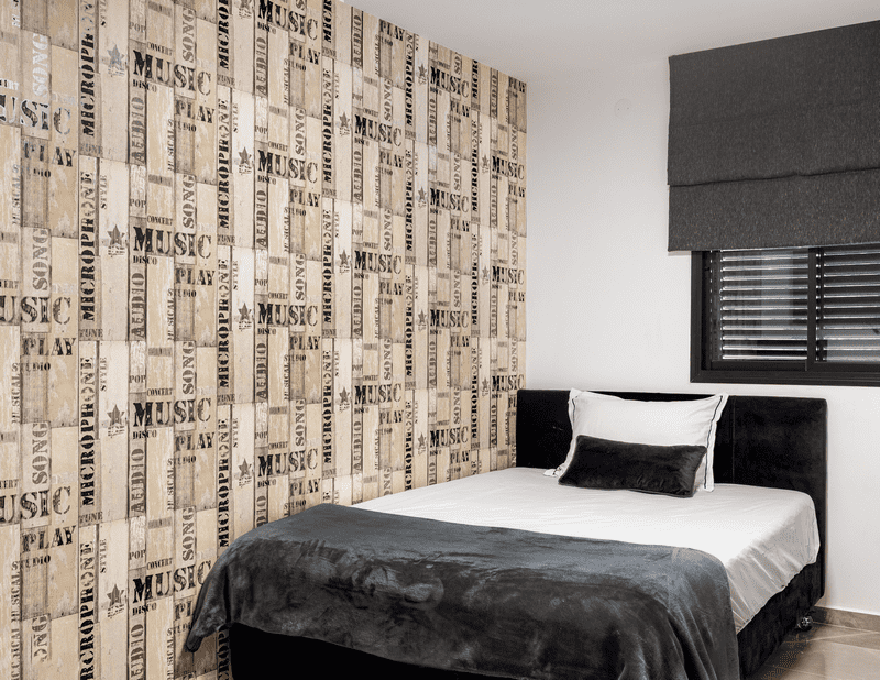 חדר שינה, טפט, מיטה