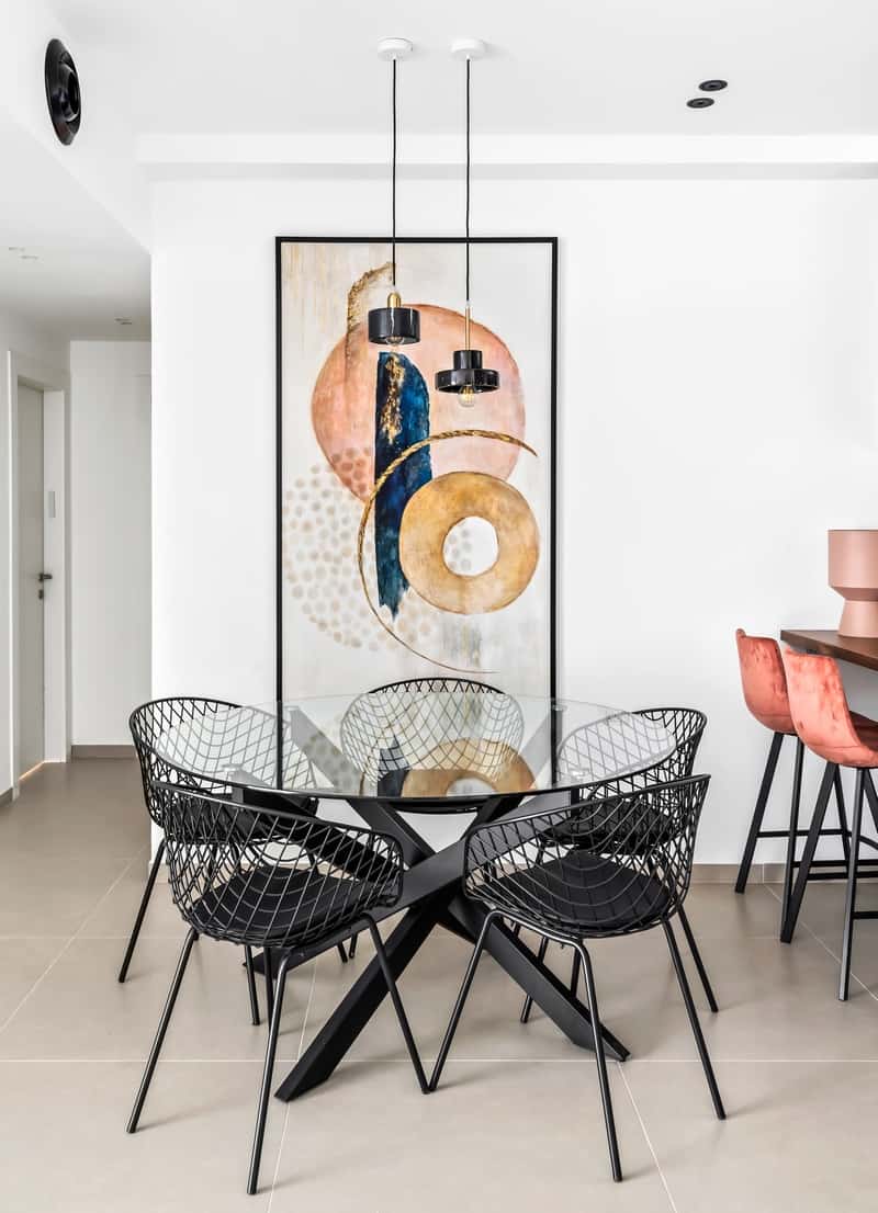 פינת אוכל עגולה