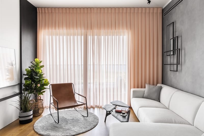 וילון אפרסק