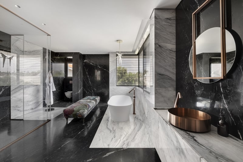 כיור נחושת, אמבטיה פרי סטנדינג