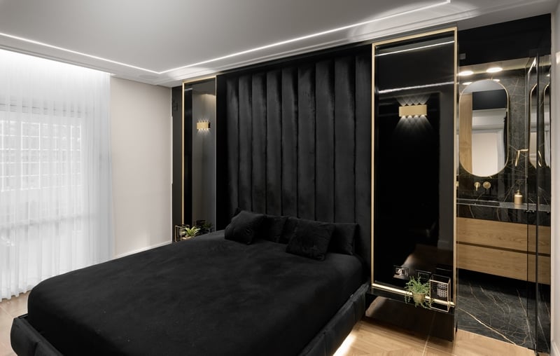 חדר שינה שחור