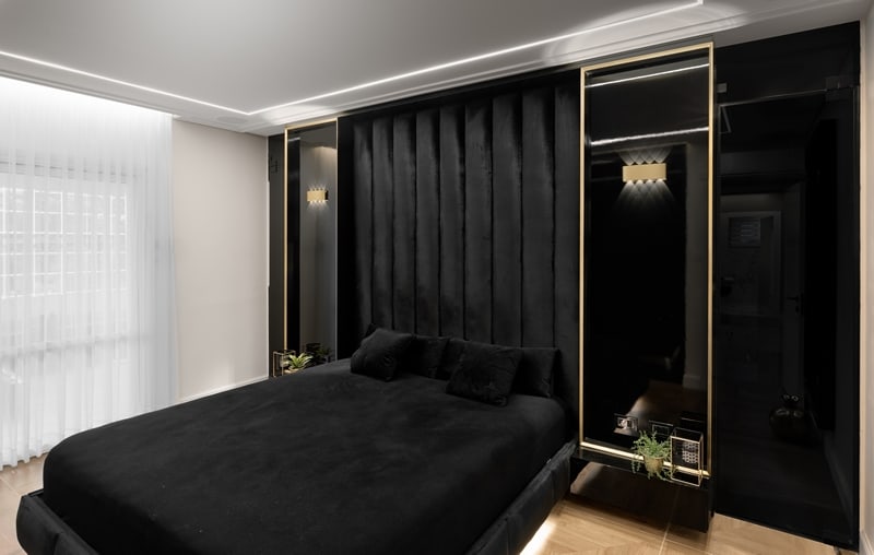 חדר שינה שחור