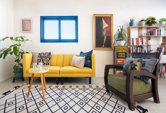 חיים בצבע: כך הפכה דירת הפנטהאוז הישנה בגבעתיים לחמימה ומשפחתית