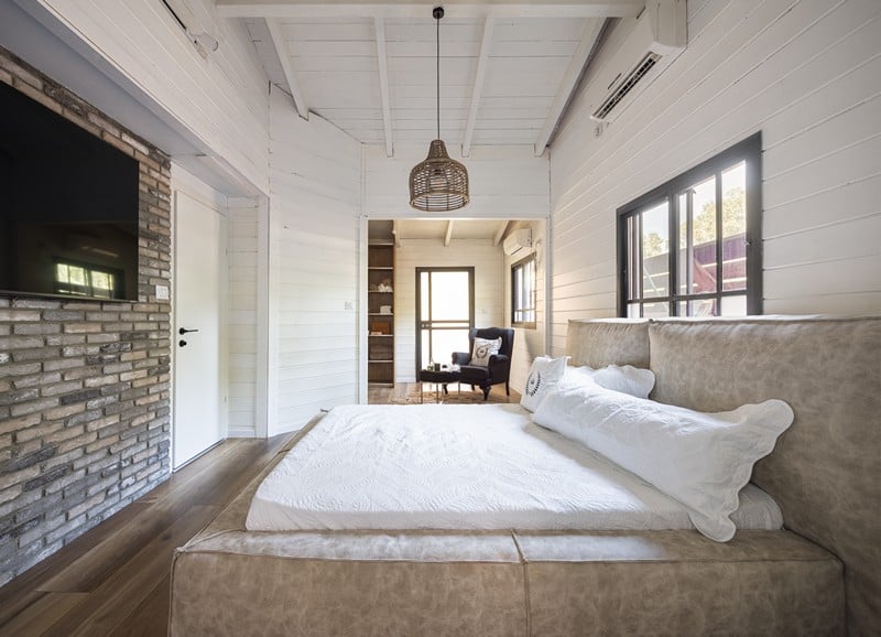 חדר שינה כפרי