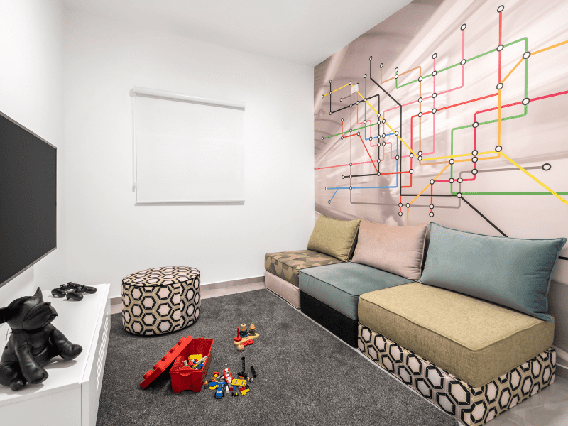 חדר משחקים ססגוני