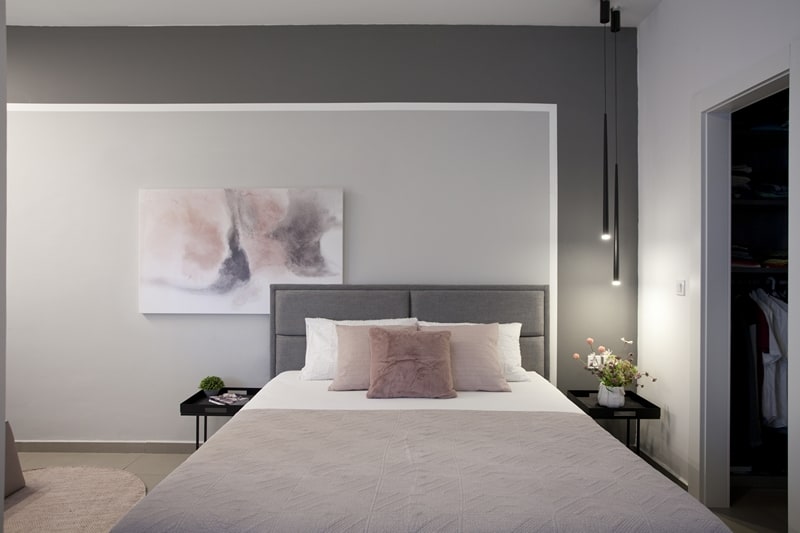 עיצוב בשכבות בחדר השינה